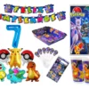 Kit Decoración Pokemon X48 + Bouquet X6 + Numero