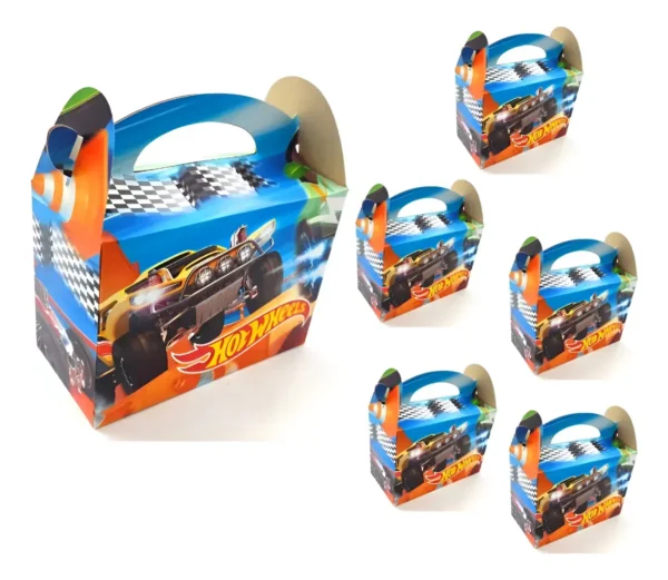 Caja Cajita Feliz Sorpresa X12 Unidades Hot Wheels Carro