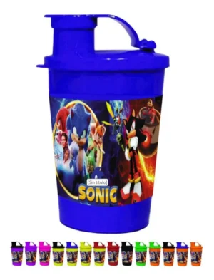 Vaso Pitillo Sorpresa Sonic X12 Termo Fiesta Infantil