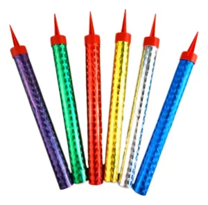 Pack de 6 Velas Colores Diseño Liso Marca Premium Vela Volcán