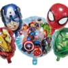 Bouquet Globos Superhéroes Avengers Jeshua 5 Unidades Metalizados