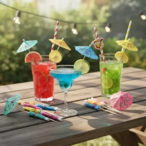 D_NQ_NP_2X_969834-MCO95678188833_102025-F Sombrilla Coctelera X144 Unidades Para Cócteles Fiestas