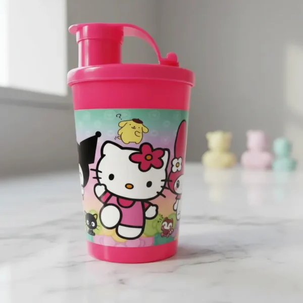 Vaso Pitillo Sorpresa Hello Kitty X12 Termo Fiesta Infantil