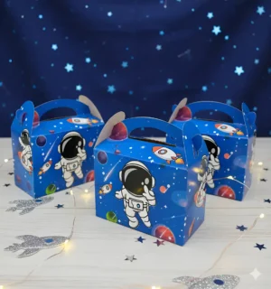 Caja Cajita Feliz Sorpresa X6 Unidades Astronauta Cohete