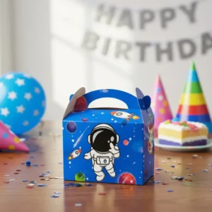 Cajas Para Sorpresas X12u Cumpleaños Astronauta Espacial