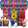 Kit Decoración Barcelona Fc Barca X 12 + Bouquet + Cortinas