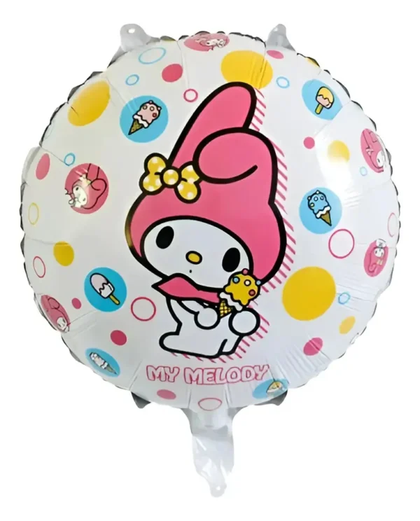 Bouquet 5 Globos Color Rosado My Melody 45cm y 65 cm