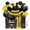 Kit Decoración Batman Globos Metálicos + Numero
