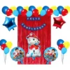 Kit Decoración Marshall Paw Patrol Globos Metálicos + Numero
