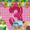 Kit Decoración Capibara Niña X 36 Invit + Bouquet + Cortinas