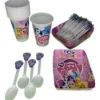 D_NQ_NP_2X_658885-MCO107123524379_022026-F (2) Kit Decoracion My Little Pony X12 Vasos + Platos + Cucharas