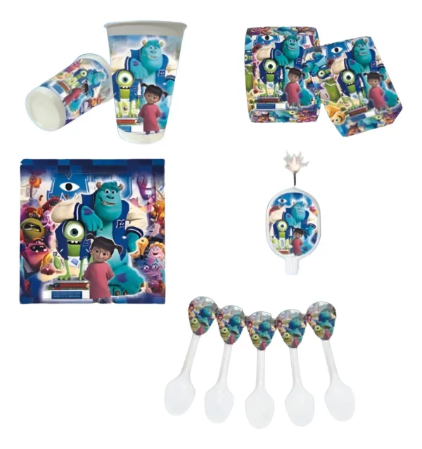 D_NQ_NP_2X_666072-MCO109654187289_032026-F Kit Monsters Inc Mantel Vela Vasos Platos Sullivan