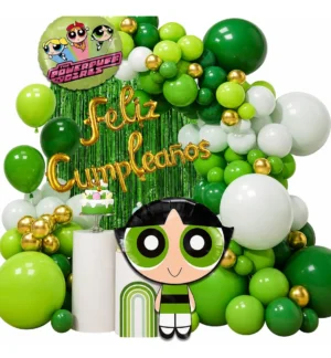 Decoración Arco Orgánico Chicas Superpoderosas Bellota