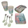 Kit Decoración Revelación De Sexo x12 Vasos + Plato + Cuchara
