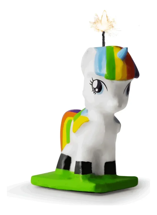 D_NQ_NP_2X_710864-MCO81506586960_012025-F Vela De Unicornio Para Cumpleaños