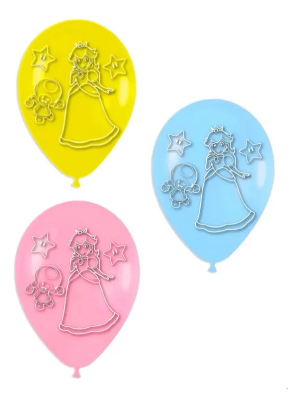 Kit Decoración Fiesta - Princesa Peach Super Mario Bros X 12