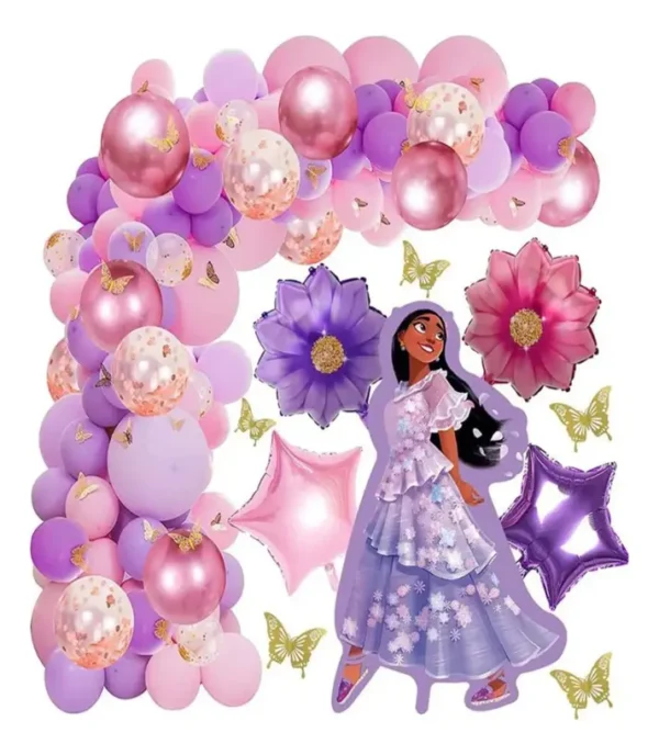 Kit De Decoración Para Fiestas Arco Temática Encanto 117pzas