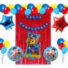 Kit Decoración Chase Paw Patrol Globos Metálicos + Numero
