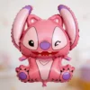 Kit Decoración Angela Stitch Globos Metálicos + Numero