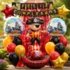 Kit Decoración Pirata Marinero Globos Metálicos + Numero