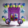 Kit Decoración Intensamente Globos Metálicos + Numero