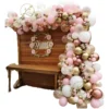 Kit Arco Fiesta Decoración Oro Rosa Rosado Cumpleaños