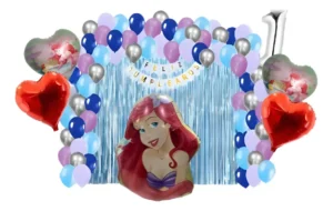 D_NQ_NP_2X_885753-MCO81506615184_012025-F Kit Decoración Completa De Globos De La Sirenita