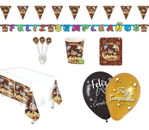 D_NQ_NP_2X_892824-MCO108832389420_032026-F Kit Harry Potter Mantel Vasos Platos Mago Guirnalda Cumpleaños