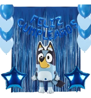 Decoración Globos De Cumpleaños Temática Bluey