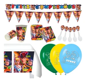 D_NQ_NP_2X_911686-MCO86548189910_062025-F Kit Infantil Decoración Fiesta - Toy Story X12 Invitados