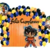 Kit Decoración Dragon Ball Globos Metálicos + Número