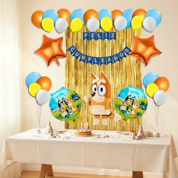 Kit Decoración Bingo Globos Metálicos + Numero