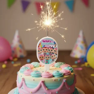 Vela Motivo Mágica Cumpleaños Decoración - Bebés Llorones