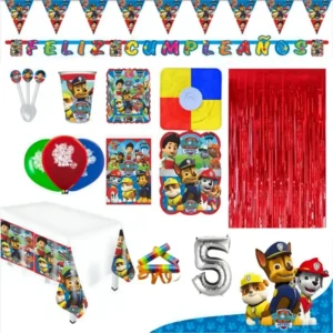 D_NQ_NP_2X_997734-MCO110601120218_052026-F Kit Infantil Decoración Fiesta - Paw Patrol X36 Invitados